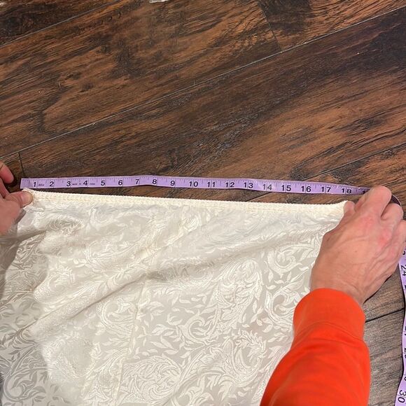 VTG Deena Cottagecore Silky Lace 2 pc set size M lace detail on both pieces EUC - Picture 12 of 14